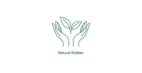 natural rubber icon vector illustration 