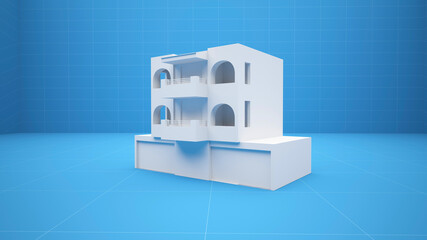 B&acirc;timent 3D Maquette