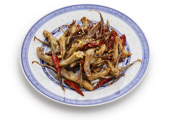 Sichuan hot and spicy duck tongue