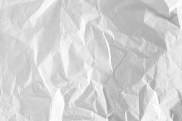 crumpled white paper, empty note
