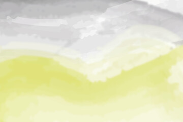 Fototapeta na wymiar Aquarell in Gelb und Grau