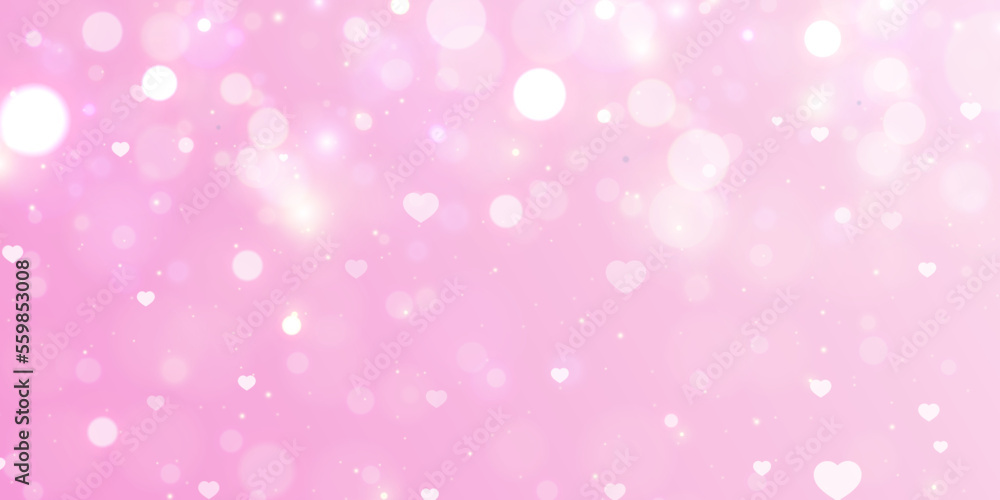 Poster Elegant Valentine's Day background with light effects and gradient. For web design and illustrations.