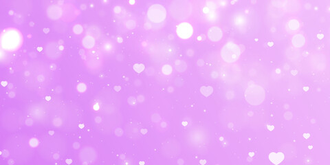 Elegant Valentine's Day background with light effects and gradient. For web design and illustrations.