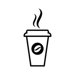 Coffee paper icon vector design template