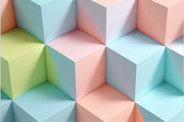 Pastel colors Backgrounds - Created with Generative AI technology