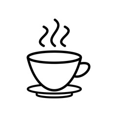 A cup of coffee icon vector design template