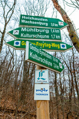 Kurze Wanderung um die wunderschönen Drei Gleichen im Thüringer Becken - Drei Gleichen -...
