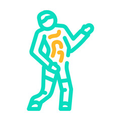 monster zombie color icon vector. monster zombie sign. isolated symbol illustration