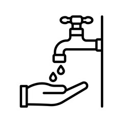 Ablution icon. sign for mobile concept and web design. vector illustration