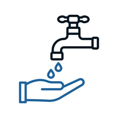 Ablution icon. sign for mobile concept and web design. vector illustration