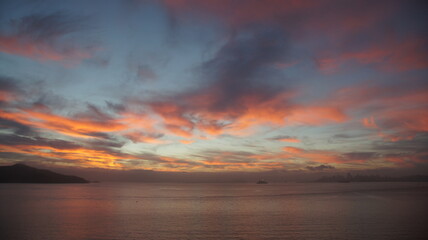 Fototapeta na wymiar sunrise Sausalito