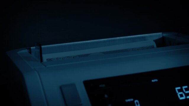 Using Money Counter In Dark Room