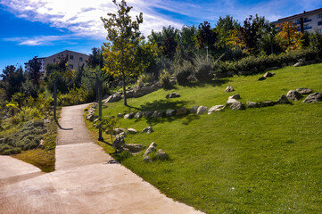 path in the mountains