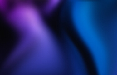 Abstract blue soft gradient. Purple background with fabric folds