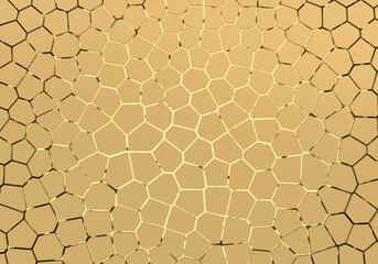 3d Render, digital illustration, abstract futuristic geometric background © Tom Biel