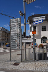 Sesto-Sexten, Italy - September 19, 2022 - The charming village of Sexten/Sesto is nestled in the striking mountain world of the Sexten Dolomites