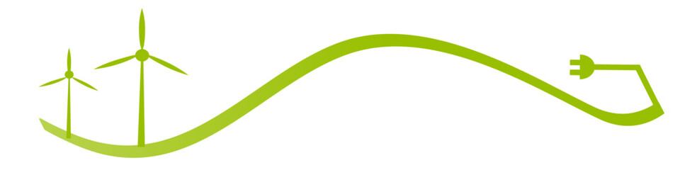 Energie Wind Windenergie Welle Wellen Band Banner