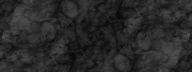 Abstract cracked stone wall texture, texture of old and grainy dark concrete wall, Panorama of Dark grey black slate grunge texture, black stone wall for cover, wallpaper and construction.	