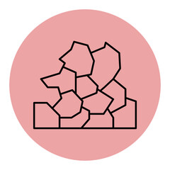 Fototapeta premium construction equipment icon