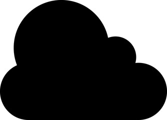 Set of Cloud Icons in trendy flat style isolated on blue background. Cloud symbol for web site design, logo, app. Vector illustration.