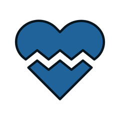 Broken icon. sign for mobile concept and web design. vector illustration