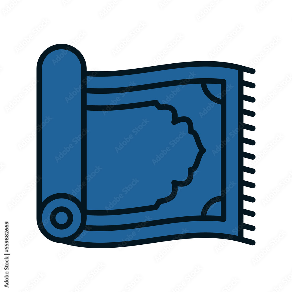 Poster carpet icon. sign for mobile concept and web design. vector illustration