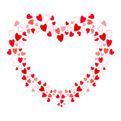 Happy Valentine s Day heart. Valentine Day Greeting Card .