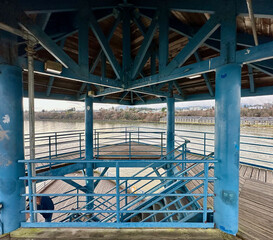 observation tower over the Port Angeles harbor