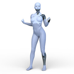 女性サイボーグ