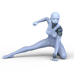 女性サイボーグ