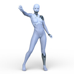 女性サイボーグ