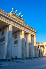 Fototapeta na wymiar Brandenburger Tor In Berlin