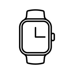 Watch icon. sign for mobile concept and web design. vector illustration