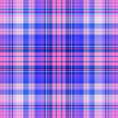Nautical gingham in coastal beach house check fabric tile. Seamless red blue white sailor flannel textile tartan repeat swatch.