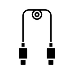 Data cable icon. sign for mobile concept and web design. vector illustration