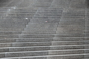 Steep steps made of concrete