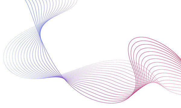 Abstract colorful luxury background with wave element for design.Digital frequency track equalizer.Stylized curved wavy line art background.Wave with lines created using blend tool.Vector illustration