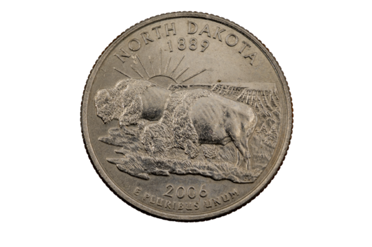 North Dakota state quarter, 50 state Quarter 1889 - 2006