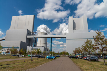 Fototapeta premium Industrial Power Station in Germany for the production of electricity