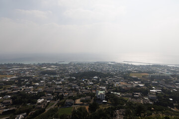 日本の沖縄県の伊江島のとても美しい風景