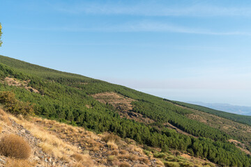 Sierra Nevada mountains in southern Spain