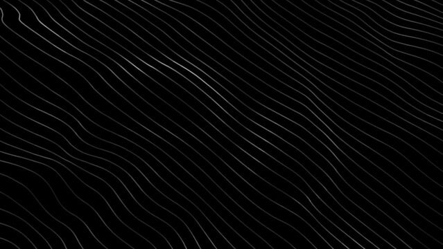 Metaverse Abstract Seamless wave abstract lines stream 4K background loop 