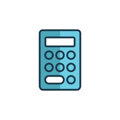 Calculator Icon Vector Illustration Template