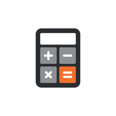 Calculator Icon Vector Illustration Template