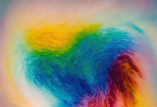 Abstract Colorful Liquid Background