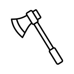 Axe icon. sign for mobile concept and web design. vector illustration