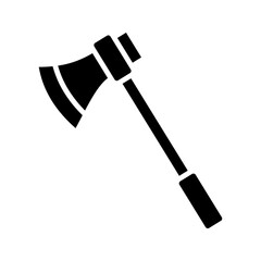 Axe icon. sign for mobile concept and web design. vector illustration