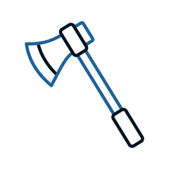 Axe icon. sign for mobile concept and web design. vector illustration