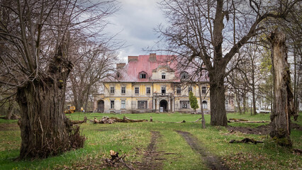 The Palace in Bałtów - the palace of the Drucki-Lubecki family.It was built by Prince Alexander in 1894-1899.