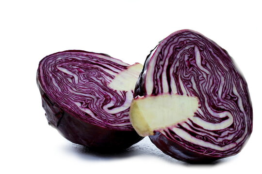 cabbage on table with white background no people stock image stock photo 